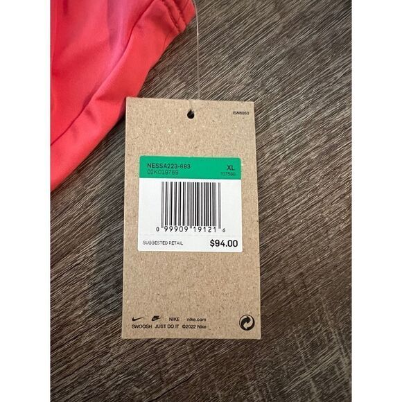 Nike Essential Women's U-Back One-Piece Bathing Suit Sea Coral- Size XL - Picture 7 of 7